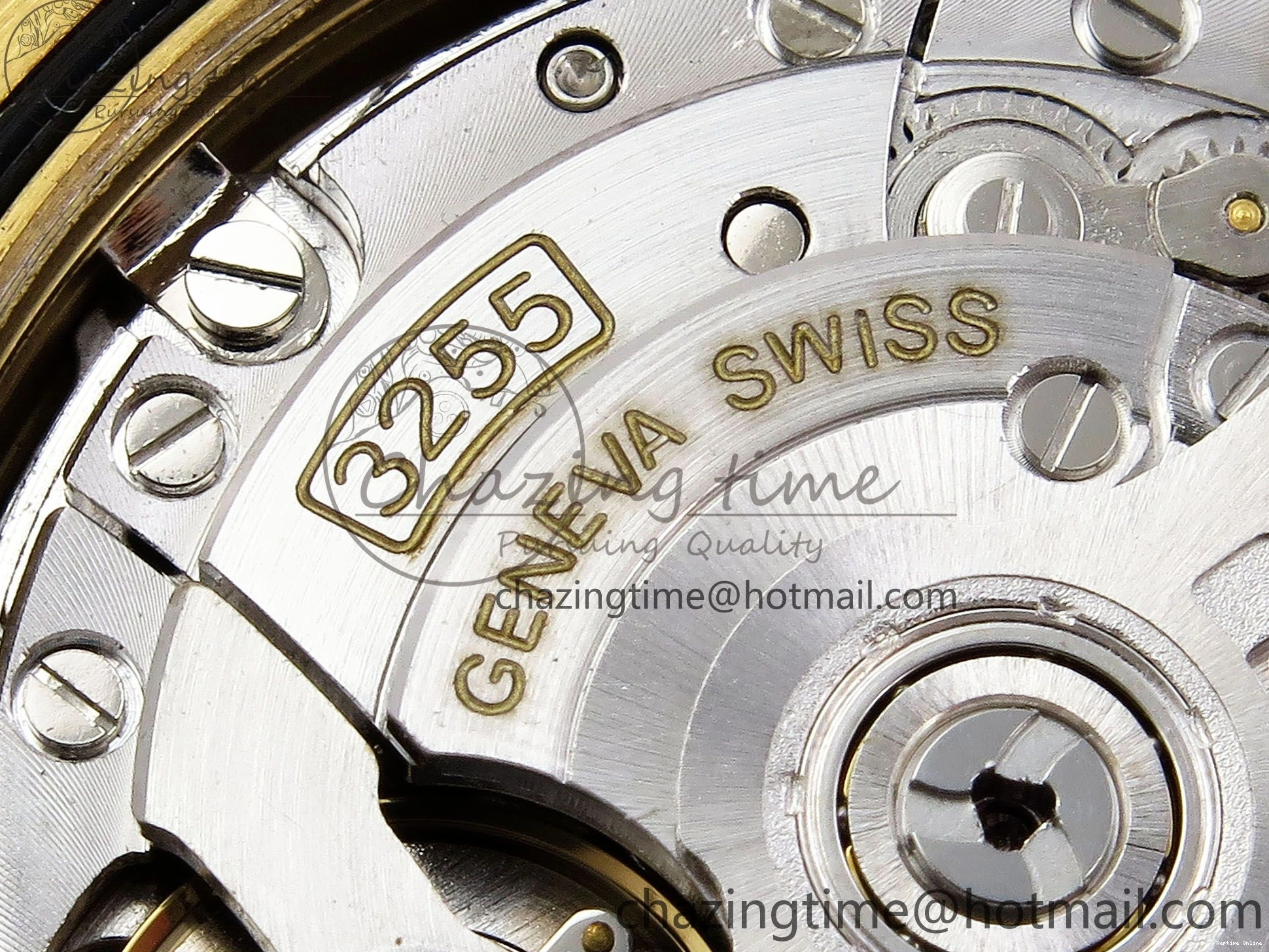 0518 Day Date 40 YG JDF Gain Weight 904L Steel White Roman Dial on President Bracelet VR3255 V Functional 1369